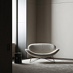 Дизайнерский двухместный диван Gio Ponti D.157.6  - DUE FOGLIE Sofa варинант исполнения - 2 | Loft Concept в Омске