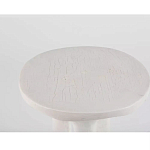 Дизайнерский журнальный стол белый на 3-х ножках в виде ступней African table варинант исполнения - 2 | Loft Concept в Омске