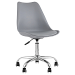 Офисный стул на металлическом основании EGGERY Grey пластик варинант исполнения - 1 | Loft Concept в Омске