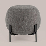Пуф в ткани букле темно-серого цвета Pikelet варинант исполнения - 2 | Loft Concept в Омске