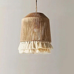 Люстра круглая плетеная с кисточками Small Solar Glow варинант исполнения - 3 | Loft Concept в Омске