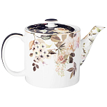 Чайный сервиз из фарфора с цветочным принтом на 6 персон 14 предметов Garden Whisper Porcelain Set  варинант исполнения - 1 | Loft Concept в Омске