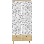 Шкаф с принтом Cotton варинант исполнения - 2 | Loft Concept в Омске