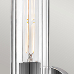 Бра для ванных комнат с прозрачным цилиндрическим плафоном на круглом основании Hinkley варинант исполнения - 10 | Loft Concept в Омске