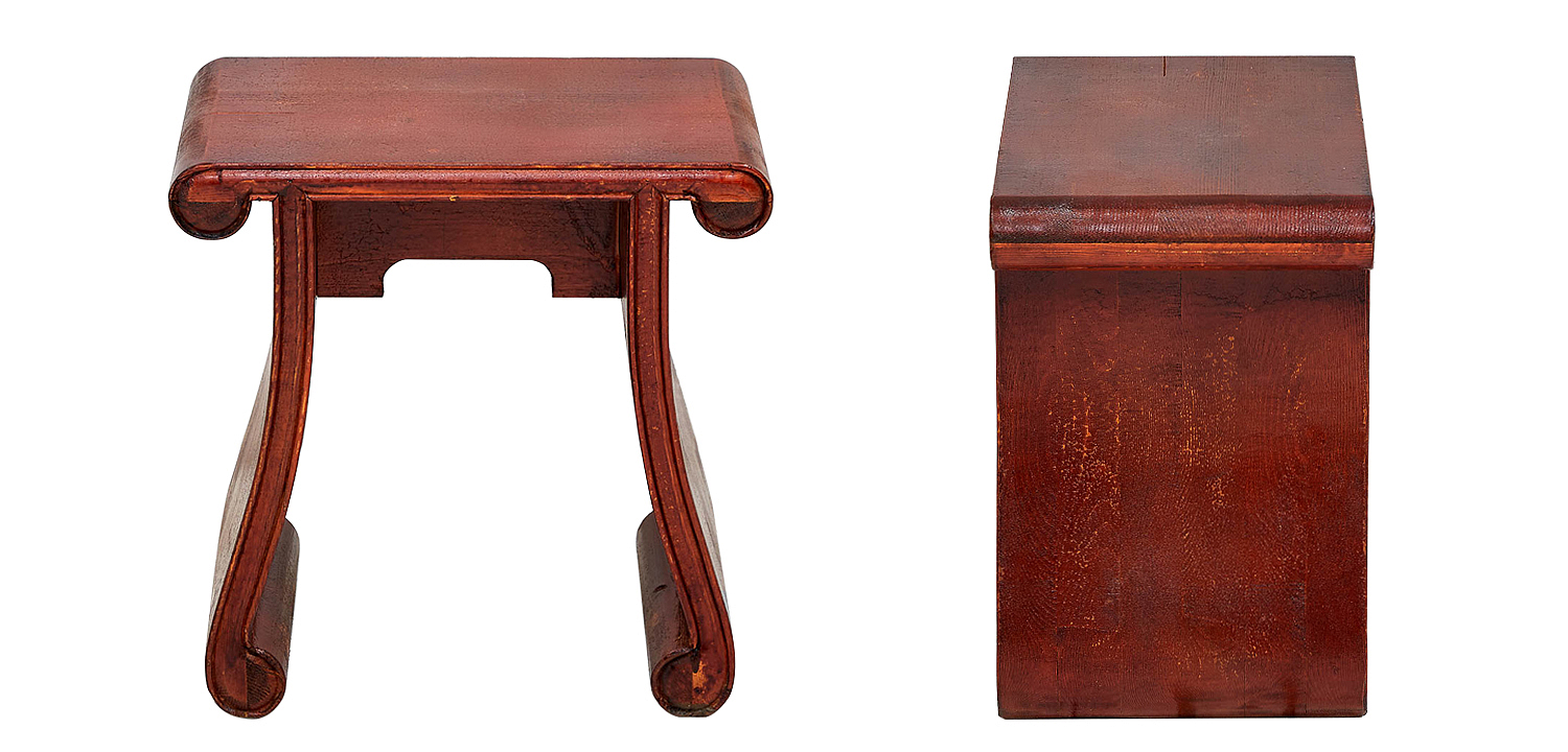 Табурет в китайском стиле Chinese Tabouret Red Табурет в китайском стиле Chinese Tabouret Red - Loft-Concept в Омске