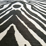 Мебельная ткань Шенилл черно-белый принт 140 см T3-1 варинант исполнения - 3 | Loft Concept в Омске