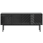 Длинная тумба с зеркальным декором Serena варинант исполнения - 3 | Loft Concept в Омске