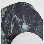 Бра с каменным основанием и плафоном из стекла Amazon Green Shaw Marble Lighting варинант исполнения - 1 | Loft Concept в Омске