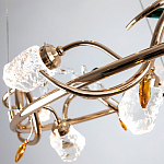 Люстра с хрустальными плафонами и декором Alvere Crystal Chandelier варинант исполнения - 4 | Loft Concept в Омске