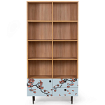 Широкий стеллаж с принтом Elise Rack варинант исполнения - 8 | Loft Concept в Омске