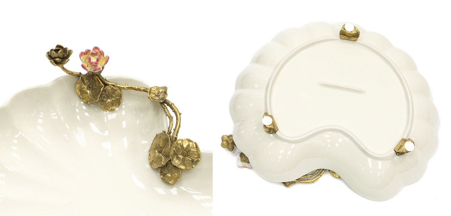 Блюдо Dish White Shell - Loft-Concept в Омске