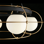 Люстра подвесная круглая с белыми плафонами Martin варинант исполнения - 4 | Loft Concept в Омске