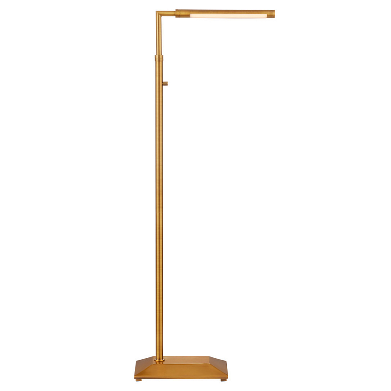 Торшер светодиодный поворотный Agile Floor Lamp Темная бронза Латунь Античная полированная Торшер светодиодный поворотный Agile Floor Lamp Темная бронза Латунь Античная полированная в Омске | Loft Concept
