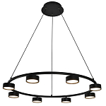 Люстра подвесная круглая черная Black Light Fixtures варинант исполнения - 1 | Loft Concept в Омске