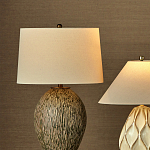 Настольная лампа с текстурным узором Movement of Smooth Lines варинант исполнения - 4 | Loft Concept в Омске