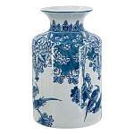 Ваза с мотивами цветущего сада с попугаями Vase Inspired by Nature варинант исполнения - 2 | Loft Concept в Омске