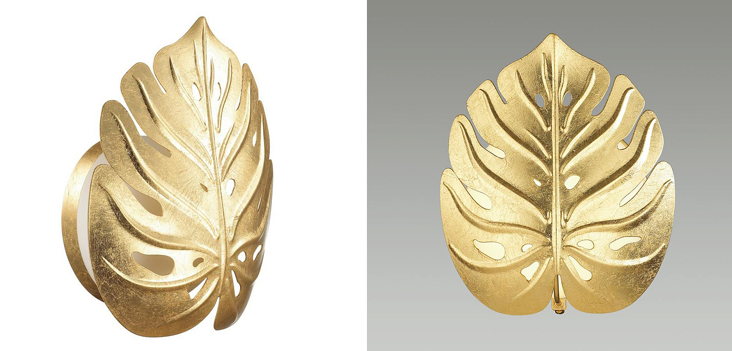 Бра Gold Monstera Leaf Бра Gold Monstera Leaf - Loft-Concept в Омске