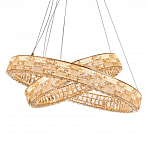 Люстра на 2 кольца с текстурной огранкой Reflection of Reality варинант исполнения - 2 | Loft Concept в Омске