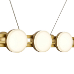 Люстра овальная с круглыми светодиодными источниками света Maxine Light варинант исполнения - 6 | Loft Concept в Омске