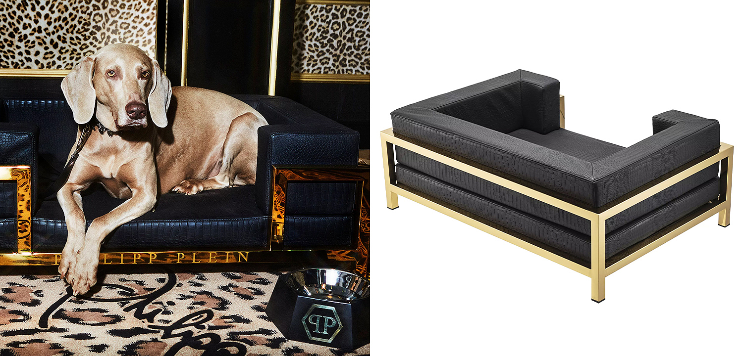 Лежанка для домашних животных Philipp Plein Dogbed High Conic Limited XL Gold Лежанка для домашних животных Philipp Plein Dogbed High Conic Limited XL Gold - Loft-Concept в Омске