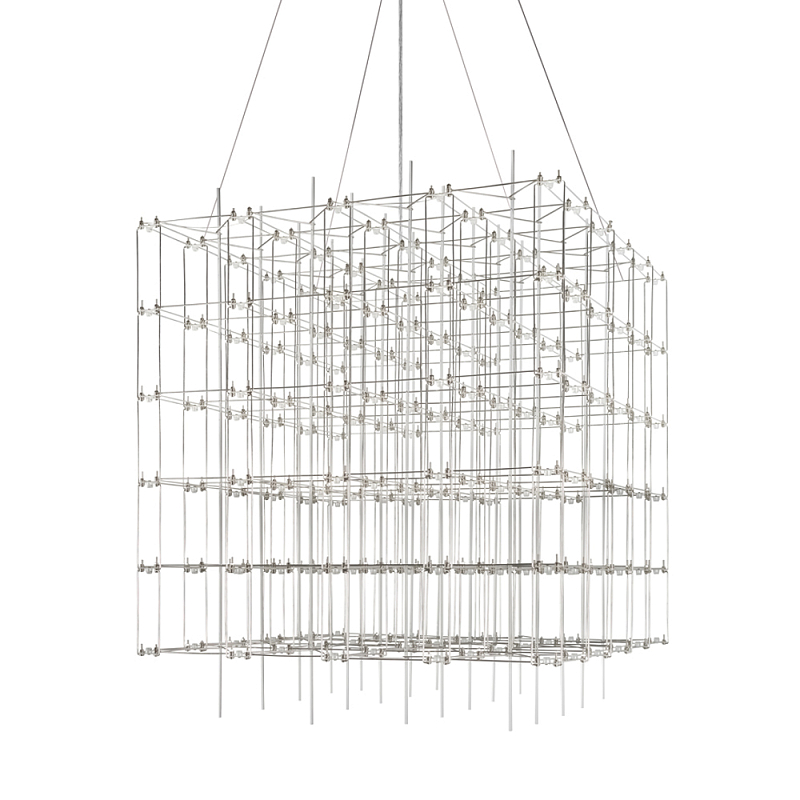 Подвесной светильник Fascinating Matrix Хром в Омске | Loft Concept 