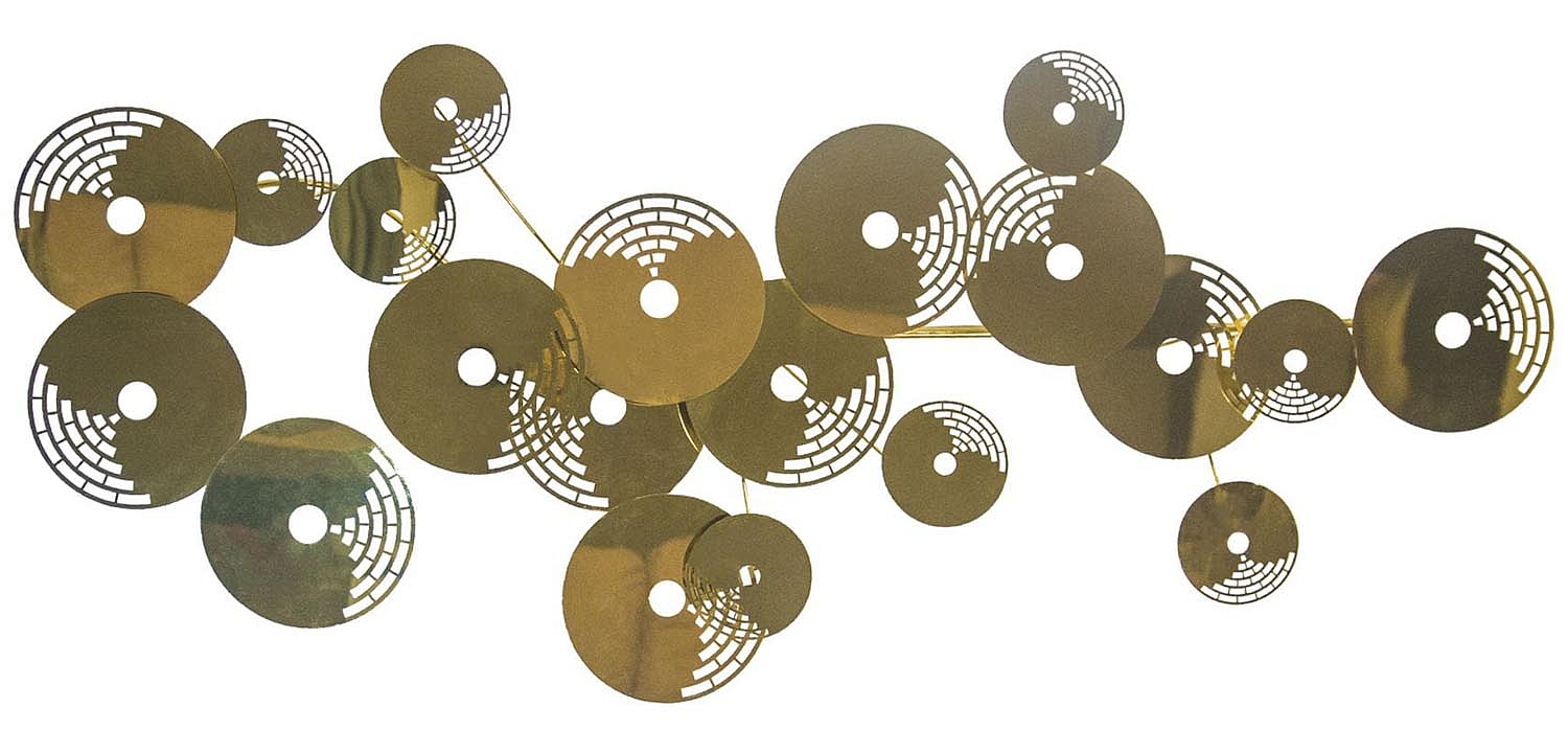 Арт-объект Metal Plates ART gold Арт-объект Metal Plates ART gold - Loft-Concept в Омске
