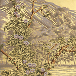 Обои ручная роспись Le Brésil Amarelo Deep Rich Gold варинант исполнения - 2 | Loft Concept в Омске