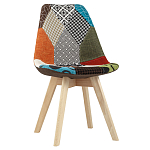 Стул с обивкой в стиле пэчворк Arvika варинант исполнения - 1 | Loft Concept в Омске