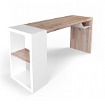 Письменный стол прямоугольный с полочкой под столешницей EcoComb варинант исполнения - 1 | Loft Concept в Омске