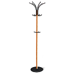 Вешалка с круглым основанием и черными металлическими крючками Industrial Metal Rust варинант исполнения - 1 | Loft Concept в Омске