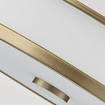 Потолочный светильник с белым матовым абажуром в металлическом каркасе Feiss варинант исполнения - 4 | Loft Concept в Омске