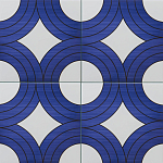 Дизайнерская плитка с узором Восьмерки варинант исполнения - 1 | Loft Concept в Омске