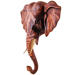 Панно из дерева голова слона Panel With Animals 30 варинант исполнения - 2 | Loft Concept в Омске