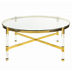 Кофейный столик со столешницей из стекла Crossy варинант исполнения - 1 | Loft Concept в Омске