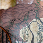 Обои ручная роспись Willow & Waves Original colourway on Edo painted Xuan paper with antiquing варинант исполнения - 2 | Loft Concept в Омске