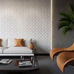 Гипсовая 3D панель с принтографией PM-18 варинант исполнения - 1 | Loft Concept в Омске