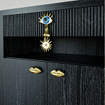 Комод Elsa Dreams Black Двухстворчатый  варинант исполнения - 4 | Loft Concept в Омске