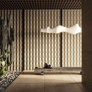 Гипсовая 3D Панель OCTOPUS