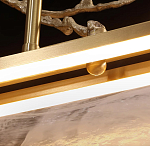 Люстра прямоугольная из фактурного стекла Chandelier Beam варинант исполнения - 9 | Loft Concept в Омске