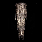 Бра с каскадом из прозрачного хрусталя и корпусом из металла цвета хром Constant Sparks варинант исполнения - 7 | Loft Concept в Омске