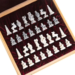Шахматы Северные народы в ларце из натурального бука Decorative Thematic Chess варинант исполнения - 6 | Loft Concept в Омске
