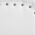 Кушетка белая с мягкой обивкой из велюра Michael Couch варинант исполнения - 7 | Loft Concept в Омске