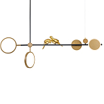 Линейная люстра на штанге Grace варинант исполнения - 1 | Loft Concept в Омске