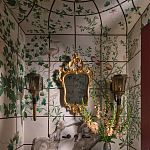 Обои ручная роспись Medici Standard colourway on white Williamsburg варинант исполнения - 1 | Loft Concept в Омске