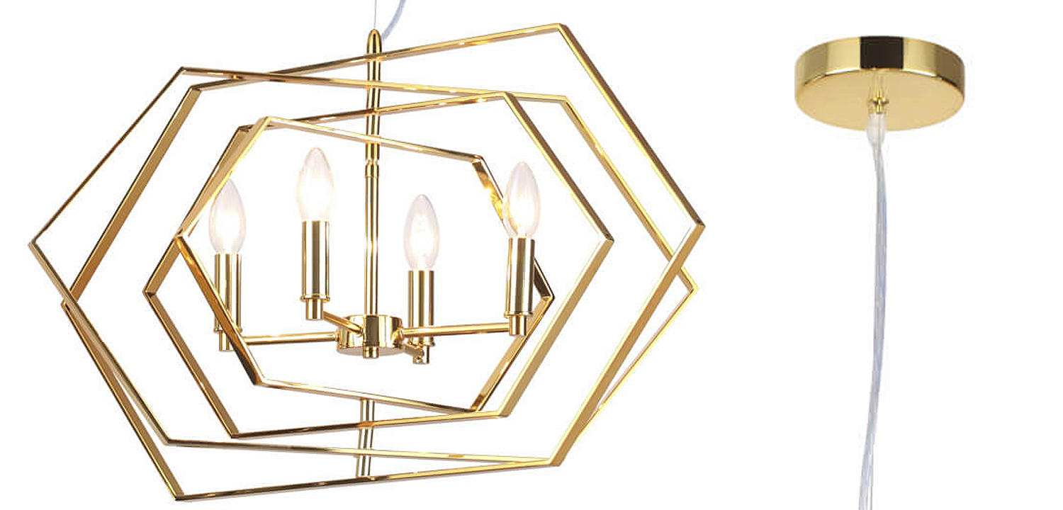Люстра Damaris Chandelier gold Люстра Damaris Chandelier gold - Loft-Concept в Омске