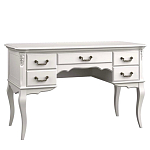 Стол рабочий белый из массива бука с 5-ю ящиками White Provence варинант исполнения - 1 | Loft Concept в Омске