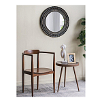 Зеркало круглое с текстурированным дизайном рамы Helios варинант исполнения - 5 | Loft Concept в Омске