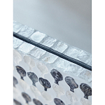 Прямоугольное зеркало с инкрустацией раковинами устриц Mother оf Pearl Facets варинант исполнения - 3 | Loft Concept в Омске