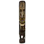 Деревянная статуэтка Абориген в маске Aboriginal Man in Mask варинант исполнения - 1 | Loft Concept в Омске