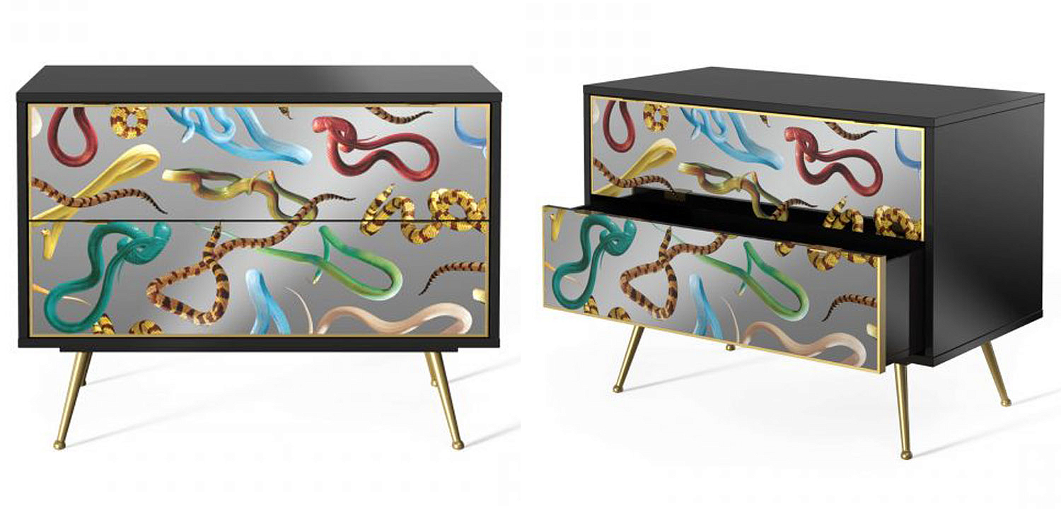 Комод Seletti Chest of Two Drawers Snakes - Loft-Concept в Омске